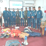 नेपाल रेड क्रॉस सोसाइटी अछाम जिला शाखा द्वारा सेफ नेपाल परियोजना के तकनीकी सहयोग से सांफेबगर म्युनिसिपैलिटी की म्युनिसिपल पुलिस के लिए आयोजित एक दिवसीय ओरिएंटेशन कार्यक्रम।